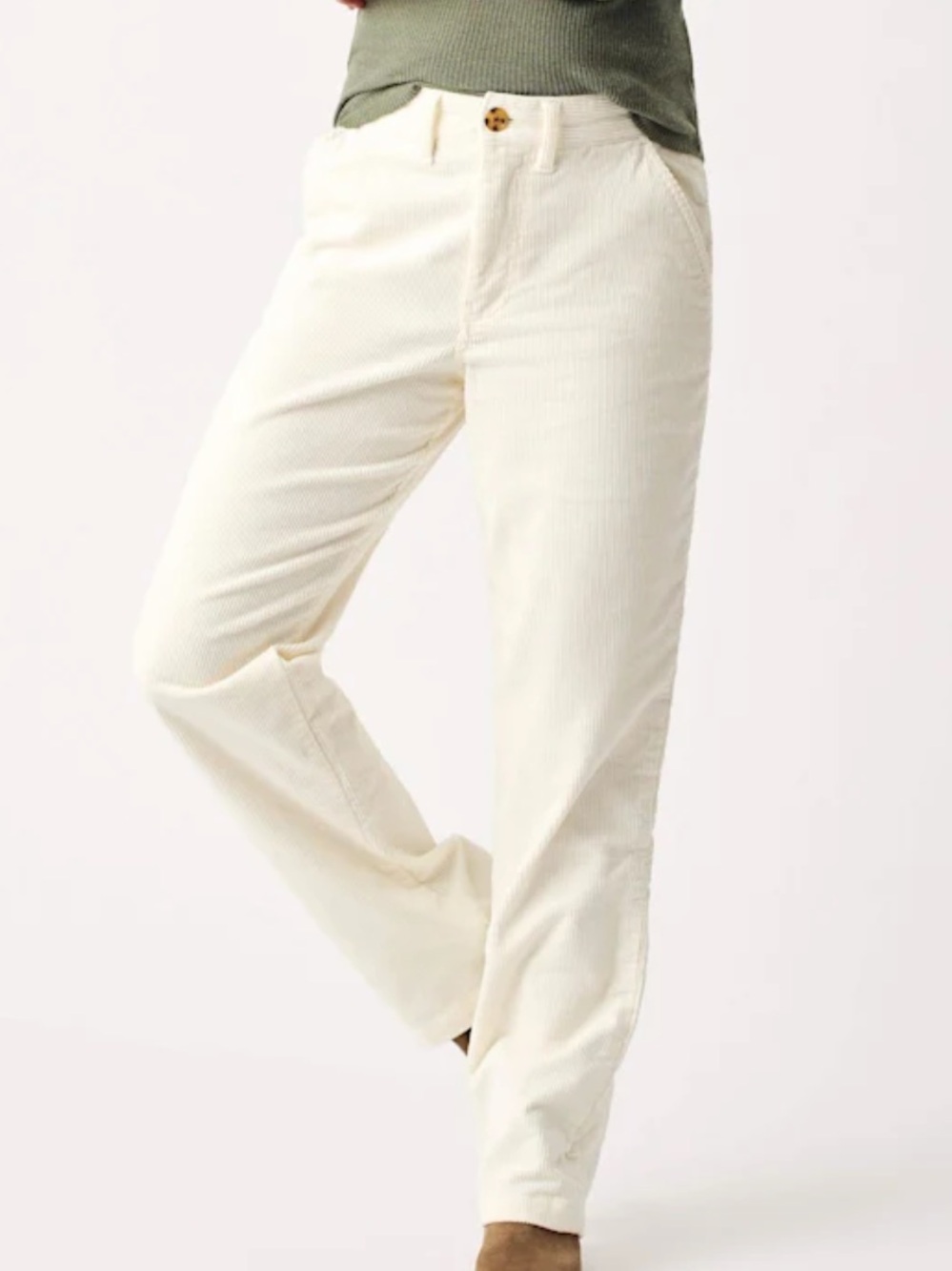 Faherty Endless Cord Straight Leg Pants